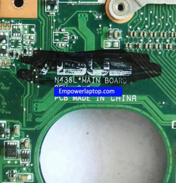 Asus N43SL Moederbord