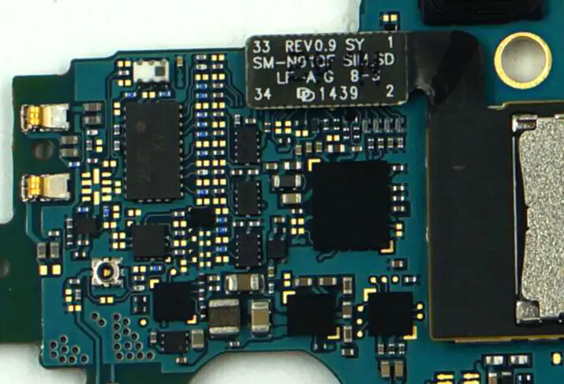 Samsung Galaxy Note 4 N910F Moederbord