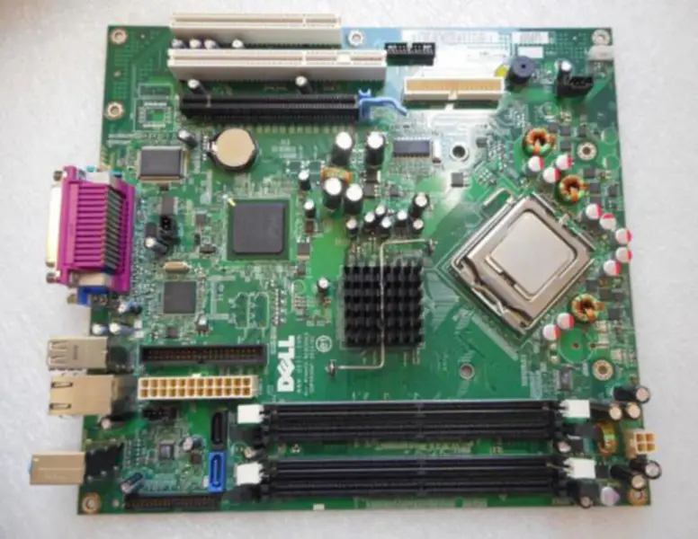 ND237 Dell Optiplex GX620+PEN 4 SL8Q6 CPU CHO15 HJ781 X9681 CJ335 F8096 ND237 moederbord