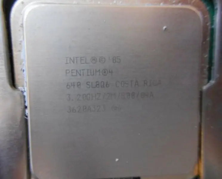 ND237 Dell Optiplex GX620+PEN 4 SL8Q6 CPU CHO15 HJ781 X9681 CJ335 F8096 ND237 moederbord