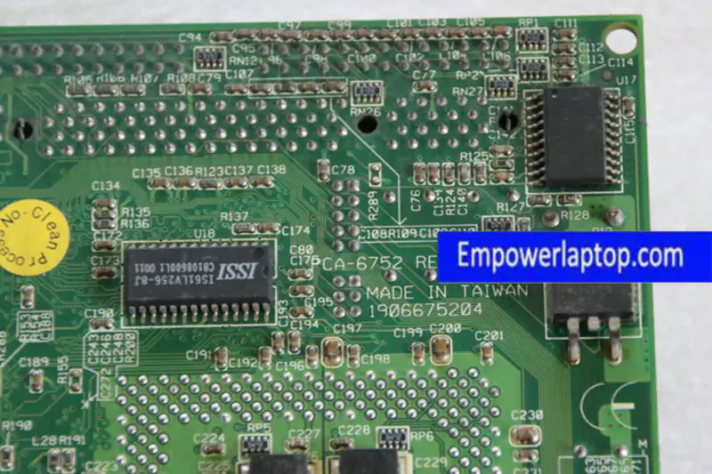 Advantech PCA-6752 REV:A2 half-size moederbord PCA-6752 met CPU-geheugen