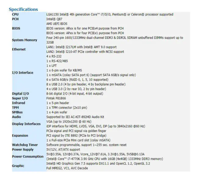 IEI PCIE-Q870-i2-R10 industrieel moederbord PICMG 1.3 CPU-kaart van volledige grootte