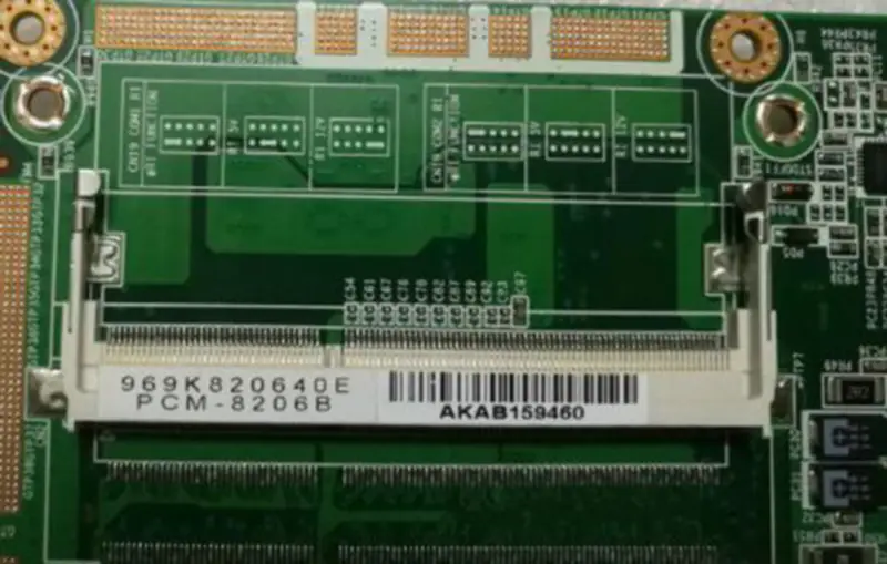 Advantech PCM-8206B REV.A1 19AK820620-02 969K820640E industrieel moederbord
