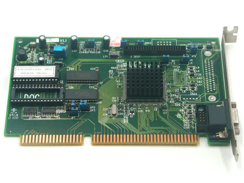 IEI PLC-508 V1.1 FLAT-PANEL/CRT BIOS TP6508 5081.HMC V1.1 ISA Bus LCD/CRT VGA Card industrieel moederbord