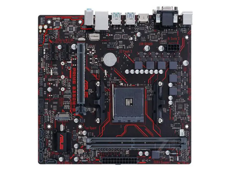 Asus PRIME B350M-E moederbord Socket AM4 DDR4