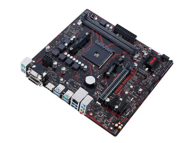 Asus PRIME B350M-E moederbord Socket AM4 DDR4