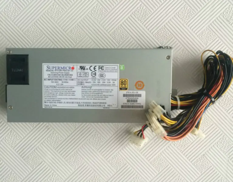 Supermicro PWS-351-1H 1U 350W servervoeding