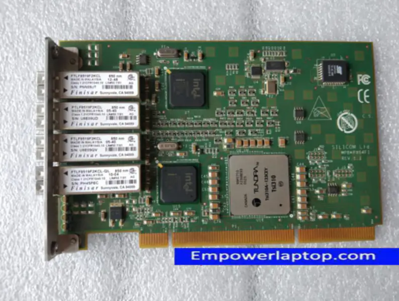 SILICOM PXG4FI KWAD poort glasvezel (SX) Gigabit Ethernet PCI-X SERVER ADAPTER