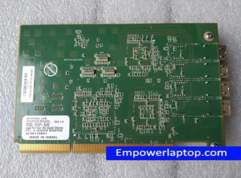 SILICOM PXG4FI KWAD poort glasvezel (SX) Gigabit Ethernet PCI-X SERVER ADAPTER