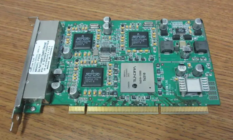 SILICOM PXG6 Zes Haven Koperen Gigabit Ethernet PCI-X Serveradapter