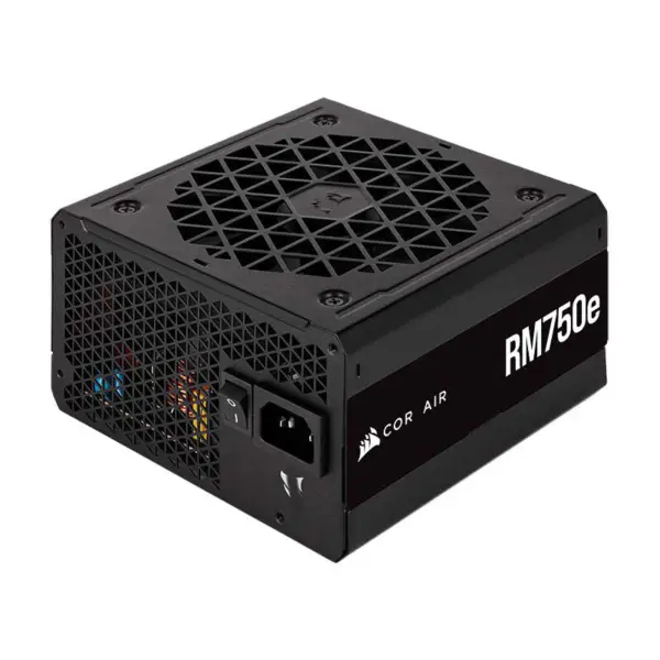 Cors Air Pc Power Supplies Rm750e 750w Gold Full Module Low Noise Fan Start Stop Smart Wake-up Rps0147