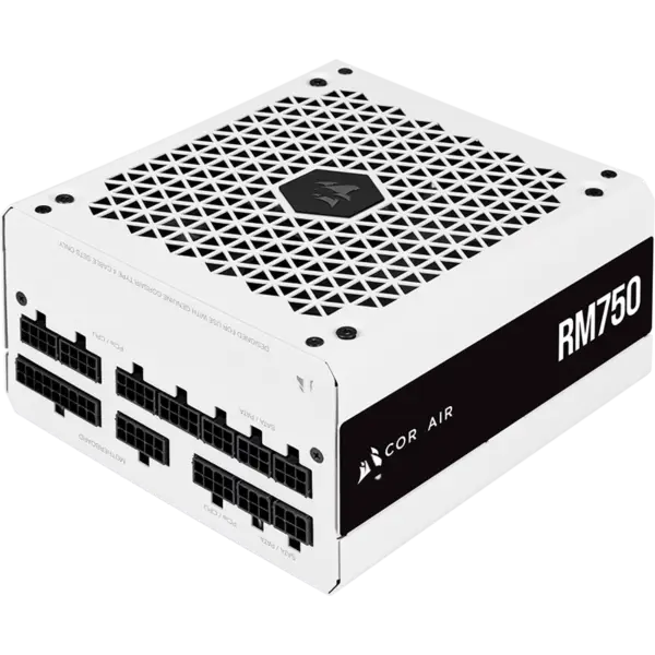Cors Air Voeding Psu Rm750 750w Wit Volledige Module 80plus Gold Voeding 140mm Geluidsarme Ventilator Smart Wake-up Rps0119