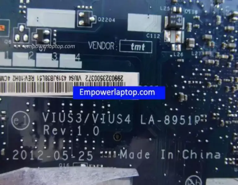 Lenovo IDEAPAD S400 LA-8952P 11SS90002932 Moederbord