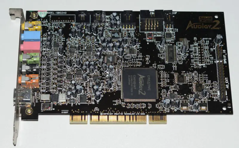 Creative Sound Blaster Audigy 2 SB0240 7.1-kanaals PCI-geluidskaart