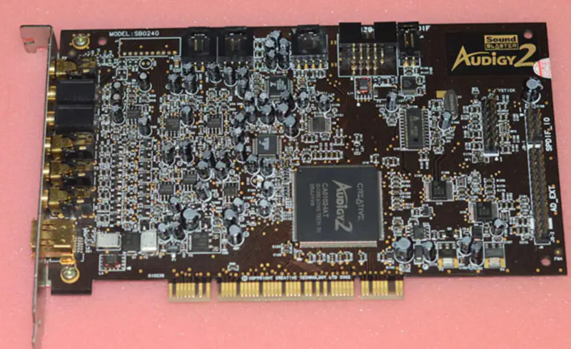 Creative Sound Blaster Audigy 2 SB0240 7.1-kanaals PCI-geluidskaart