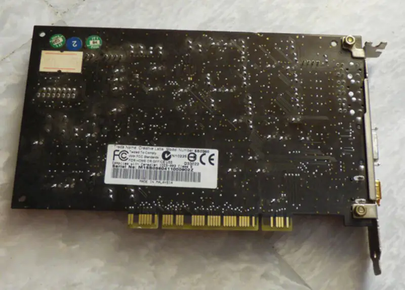Creative Sound Blaster Audigy 2 SB0360 7.1-kanaals PCI-geluidskaart