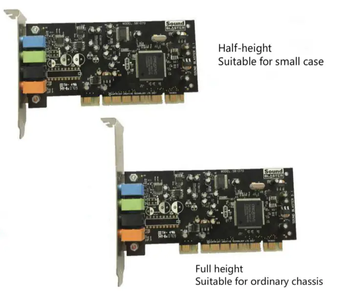 Creative Sound Blaster SB1070 5.1-kanaals PCI-geluidskaart