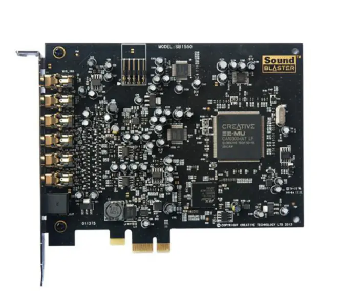 Creative Sound Blaster Audigy5 SB1550 Geluidskaart A5 7.1 PCI-E 1x