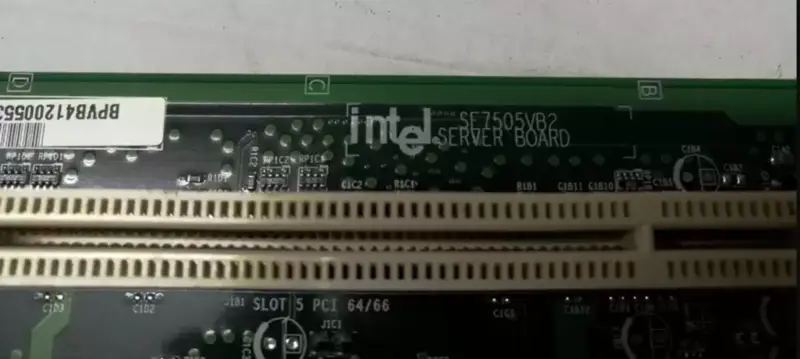 Intel SE7505VB2 604 interface server moederbord Dual Xeon