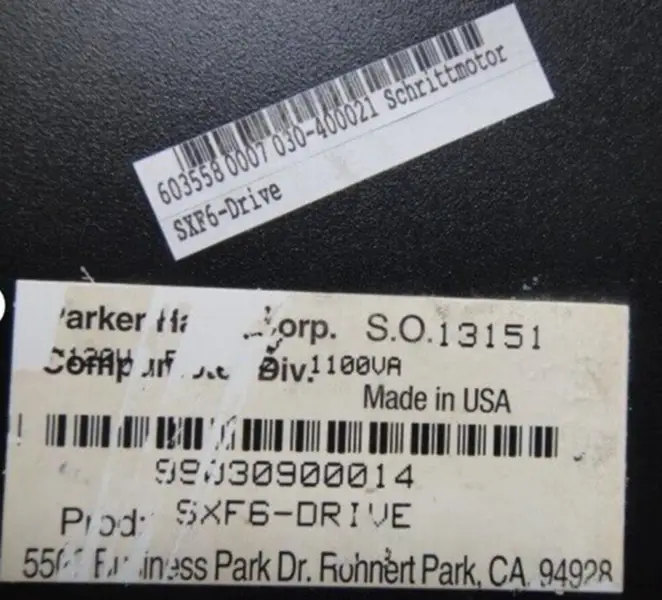 PARKER SXF6-DRIVE bestuurder