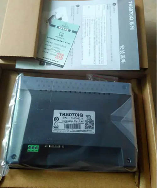 Weinview TK6070IQ bedieningspaneel met aanraakscherm