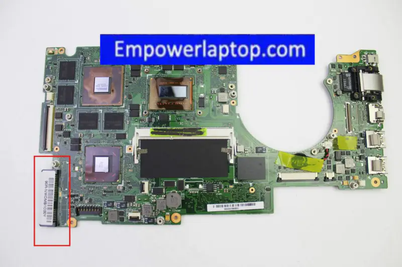 Asus Zenbook UX51VZ-CN036H Moederbord