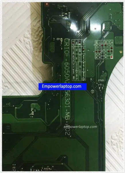 Toshiba V000318090 CR10F-6050A2556301-MB-A02 Moederbord