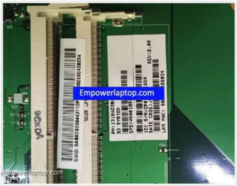 Toshiba L505 V000185560 Satelliet L505 Moederbord