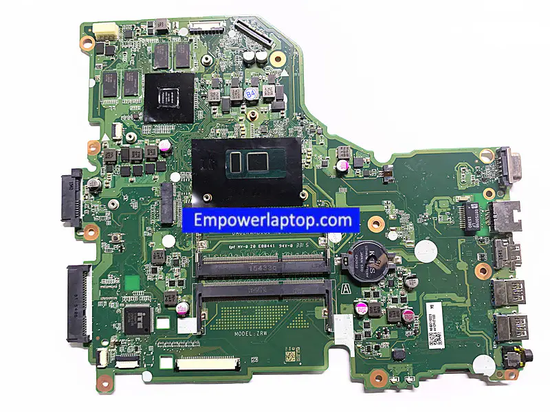 Acer V3-574G moederbord met speciale grafische elementen en I5-5200U