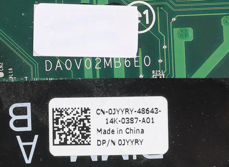 Laptop moederbord voor DELL Vostro 3450 V3450 PC moederbord CN-0JYYRY 0JYYRY DA0V02MB6E0 geteste DDR3