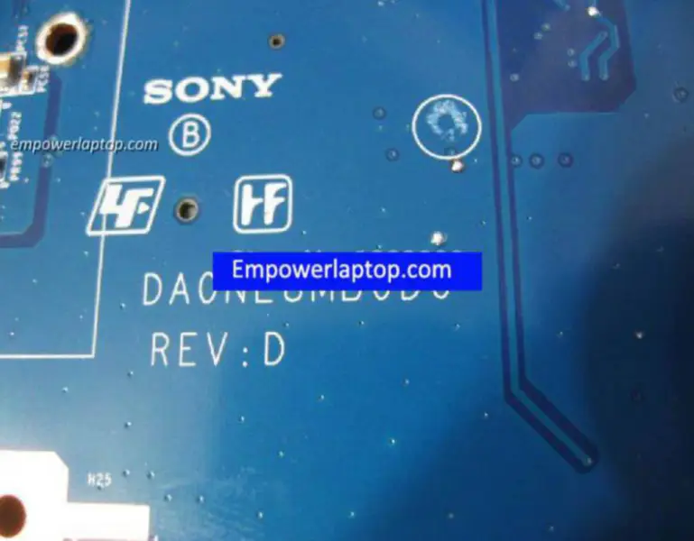 Sony VPCEF PCG-71511L VPCEF44FX A1823509A DA0NE8MB6D0 Moederbord
