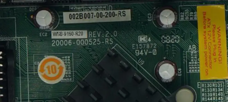 IEI WSB-9150-R20 REV:2.0 industrieel moederbord