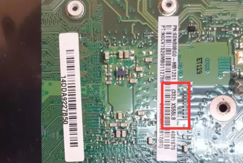 ASUS X555LA X555LB X555LD X555LJ Moederbord