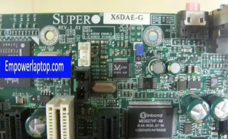 SuperMicro X6DAE-G 800 FSB Werkstation Moederbord Dual PCI-E Slot