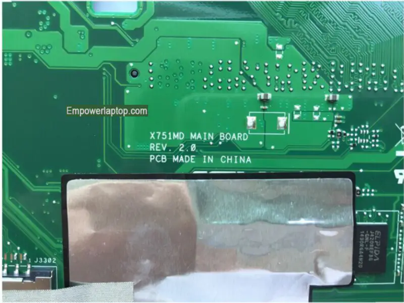 Asus X751M X751MD REV2.0 Moederbord