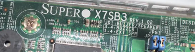 SuperMicro X7SB3 REV 1.02 Server moederbord