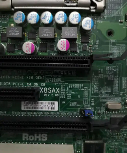 SuperMicro X8SAX REV 2.00 Server moederbord LGA 1366 X58 DDR3