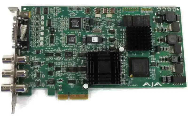 AJA KONA LHe Z-OEM-LHe-Ro 8/10-bit ongecomprimeerde analoge/digitale SD PCIe-opnamekaart 102035-03