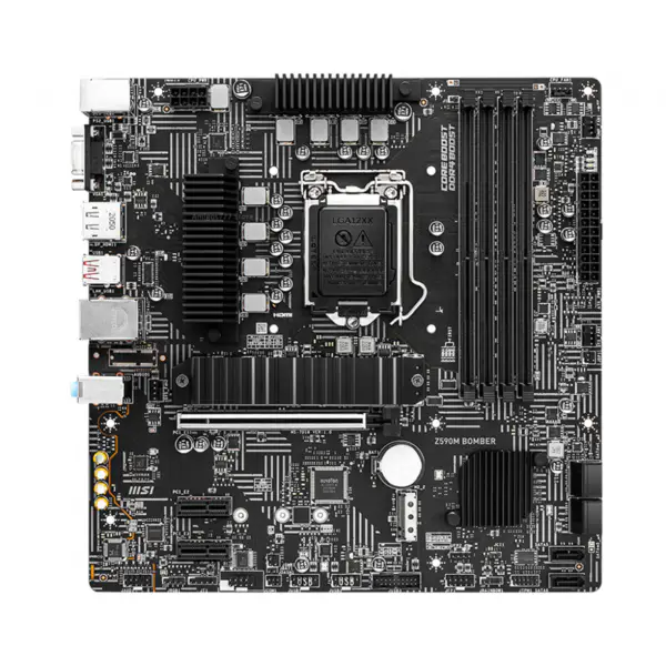 MSI Z590M BOMBER Moederbord LGA1200 Z590 DDR4 128 GB Micro ATX
