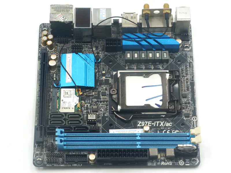 Asrock Z97E-ITX/AC Moederbord Z97 LGA1150 mini-ITX