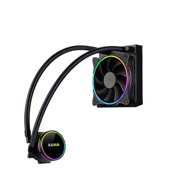 Sama 120mm Radiator Regenboog Pc Para Cpu Rgb Vloeistofkoeler Blok Computer Cpu Waterkoelers