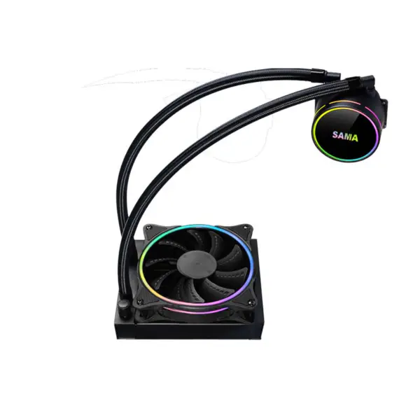 Sama 120mm Radiator Regenboog Pc Para Cpu Rgb Vloeistofkoeler Blok Computer Cpu Waterkoelers
