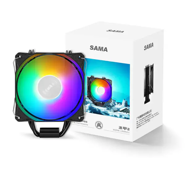 Sama 122*75*158mm 4 heatpipes Cpu luchtkoeler Frgb Cpu radiator