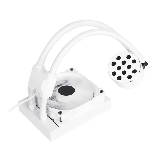 Sama 12cm Aio Cpu Koeler Radiator Koper Display Water Vloeibaar Koelen Pc Cpu Koeler Rgb Glow met een lager geluid Pomp