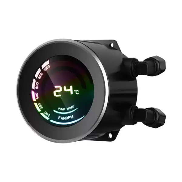 Sama 240mm Aio Cpu Vloeistofkoeling Waterkoeler Kit Pc Systeem Lcd Display