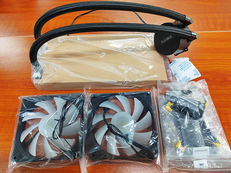 Sama 240mm Geïntegreerde Cpu Waterkoeling Vloeistofkoeler Met Licht