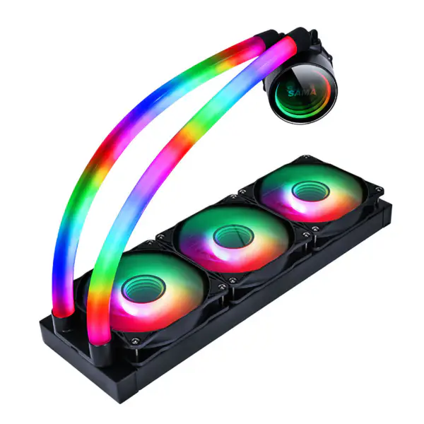 Sama 360 Lga1200 Lga1700 Lga 2011 Zwart Waterkoeling Pc Koeler Waterkoeler Cpu Koeling Water Heatsink Systeem Voor Pc Case Koeling