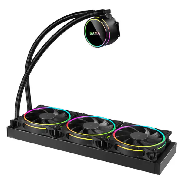 Sama 360mm Radiator Regenboog Pc Para Cpu Rgb Vloeistof Koeler Blok Computer Cpu Waterkoelers