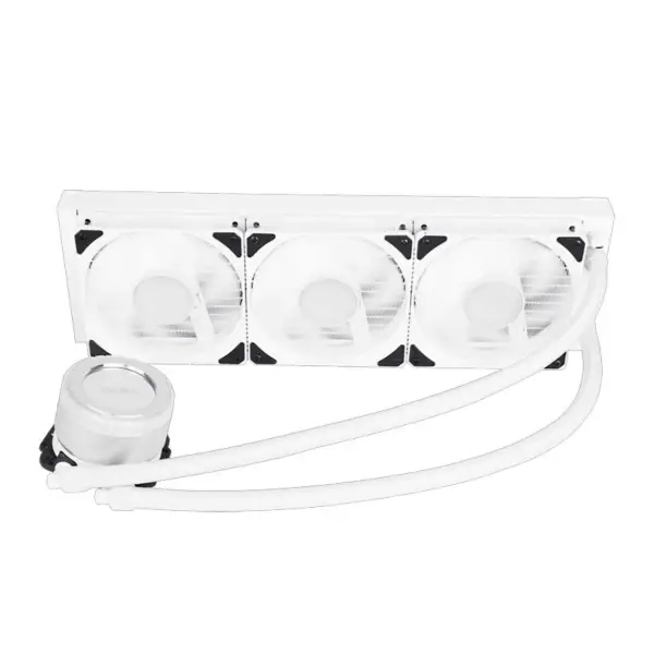 Sama 36cm Aio Cpu Koeler Radiator Koper Display Water Vloeibaar Koelen Pc Cpu Koeler Rgb Glow met een lager geluid Pomp