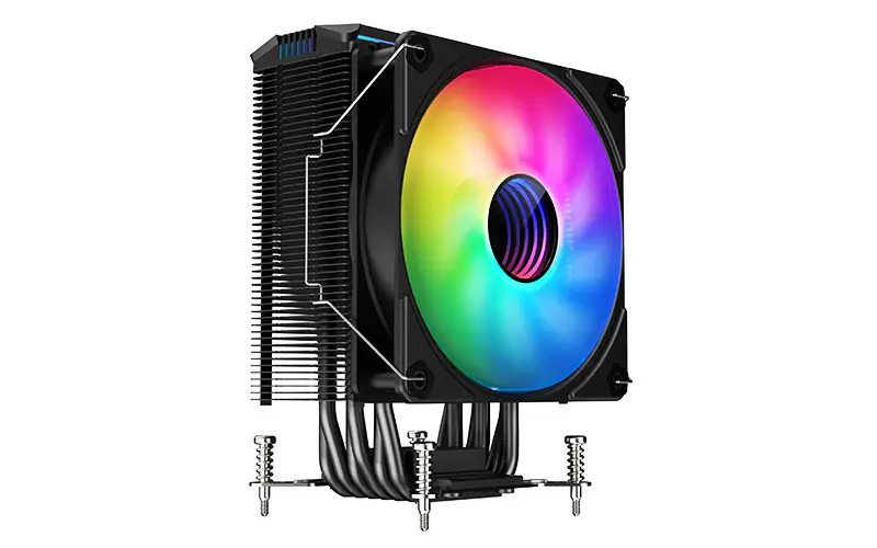 Sama 6 Heat Pipes Cpu Koeler 4 Pin Rgb Pc Stil Voor Intel Lga 2011 775 1200 1150 1151 1155 X79 X99 Am3 Am4 Am5 Cpu Koelventilator H